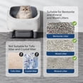 thumbnail image 4 of APP-Controlled Smart Self-Cleaning Cat Litter Box – Automatic Open-Top, Large 10.5L Odor-Free Waste Bin with Disposable Trash Bags, Multi-Cat Friendly – Cat Toilet Hygiene Solution, Light Grey, 4 of 8