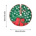 thumbnail image 2 of Pisexur Christmas Tree Skirt ,Many patterns 35.16"Christmas Tree Upholstered Bottom Cover, Suitable For Christmas Tree Decorations, Christmas Family Gathering Christmas Decorations Christmas Gifts, 2 of 5