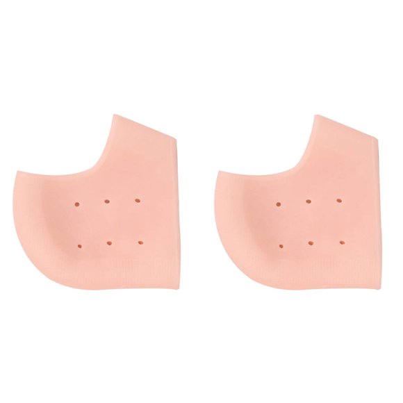 maskred Feet Moisturizing Silicone Protection Heel Socks Insoles Cracked Gel Foot Skin Care Pads Protective Pressure Cracking skin color