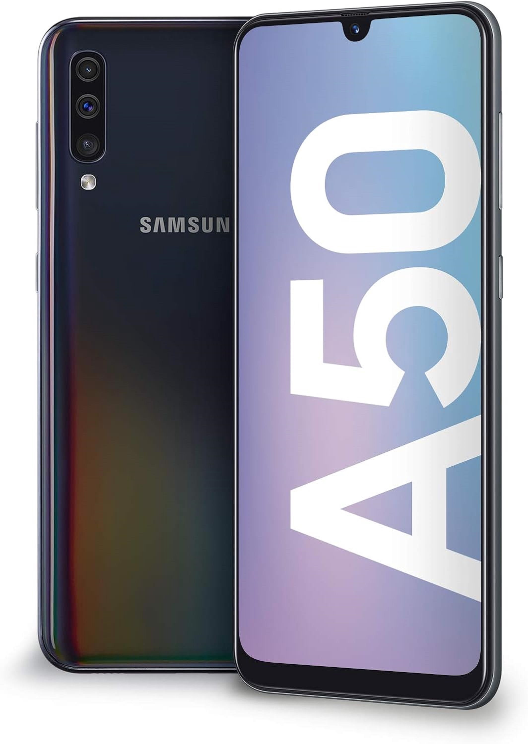 Refurbished Samsung Galaxy A50 4G - 64GB – Black – 25MP Triple Rear & 25MP Front Camera - Fully Unlocked Smartphone - Excellent Condition