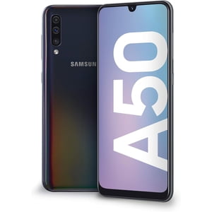 Rénovés Samsung Galaxy A50 4G - 64GB – noir – 25MP Triple arrière & 25MP Caméra avant - Smartphone entièrement déverrouillé - Excellent état