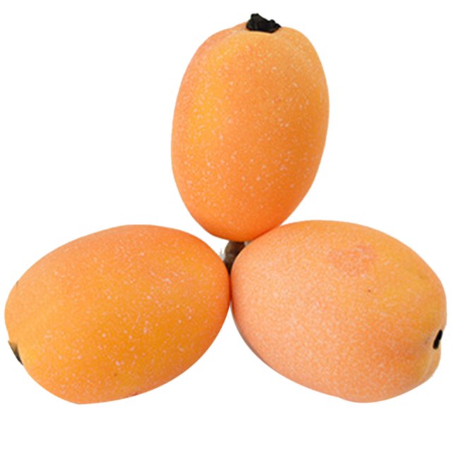 Coofit Faux Fruit Simulated Loquat Decorative Foam Artificial Fruit Fake Fruit Prop
