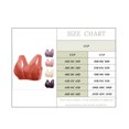 thumbnail image 3 of B91xZ Soutien-Gorge Sans Armatures Double Support pour Femmes Grande Taille Mode Dentelle Non Doublé, Rouge 44, 3 of 4