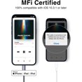thumbnail image 2 of ORUYROP Lightning to 3.5 mm Headphone Jack Adapter [Apple MFi Certified], iPhone to 3.5mm Audio Aux Jack Adapter Dongle Cable Converter Compatible with iPhone 14 13 12 11 Pro XR XS Maxx8 7 iP, 2 of 7