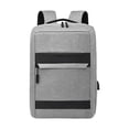 thumbnail image 1 of Men Backpack 15.6 In USB Charging Laptop Computer Bag Casual Business, 1 of 2