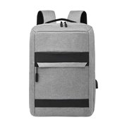 TopLLC Men Backpack 15.6 In USB Charging Laptop Computer Bag Casual Business on Clearance