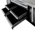 thumbnail image 4 of TMG Industrial Stainless Steel Workbench, 7', TMG Heavy Series, 7 Lockable Drawers, 2 Storage Cabinets, All-in-One Welded Frame, TMG-WB707S, 4 of 9
