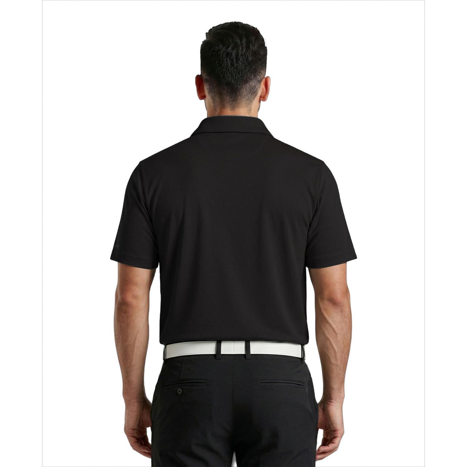 Polo à manches courtes uni Airflux pour homme de la marque PGAT TOUR Course Essentials