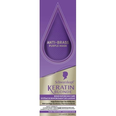 Masque violet anti-cuivre Schwarzkopf Keratin Blond, 1 application