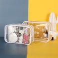 thumbnail image 4 of Toiletry Pouch Waterproof Portable Clear Snowflake Cosmetic Bag Makeup Pouch, 4 of 10