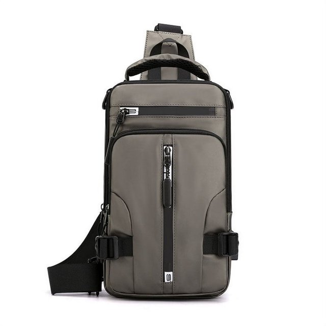 Men‘s Multifunctional Backpack Waterproof Crossbody Bag Casual Chest Bag