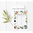 thumbnail image 4 of Inkdotpot 50 BabyAlphabetABCGameFloral & Animals Baby Shower Game Gender Neutral Party Supplies, 4 of 6