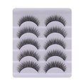 thumbnail image 4 of CAROOTU 3D Fake Lashes Eyeliner Stickers Natural-Cross Eyelashes Durable Long, 4 of 6