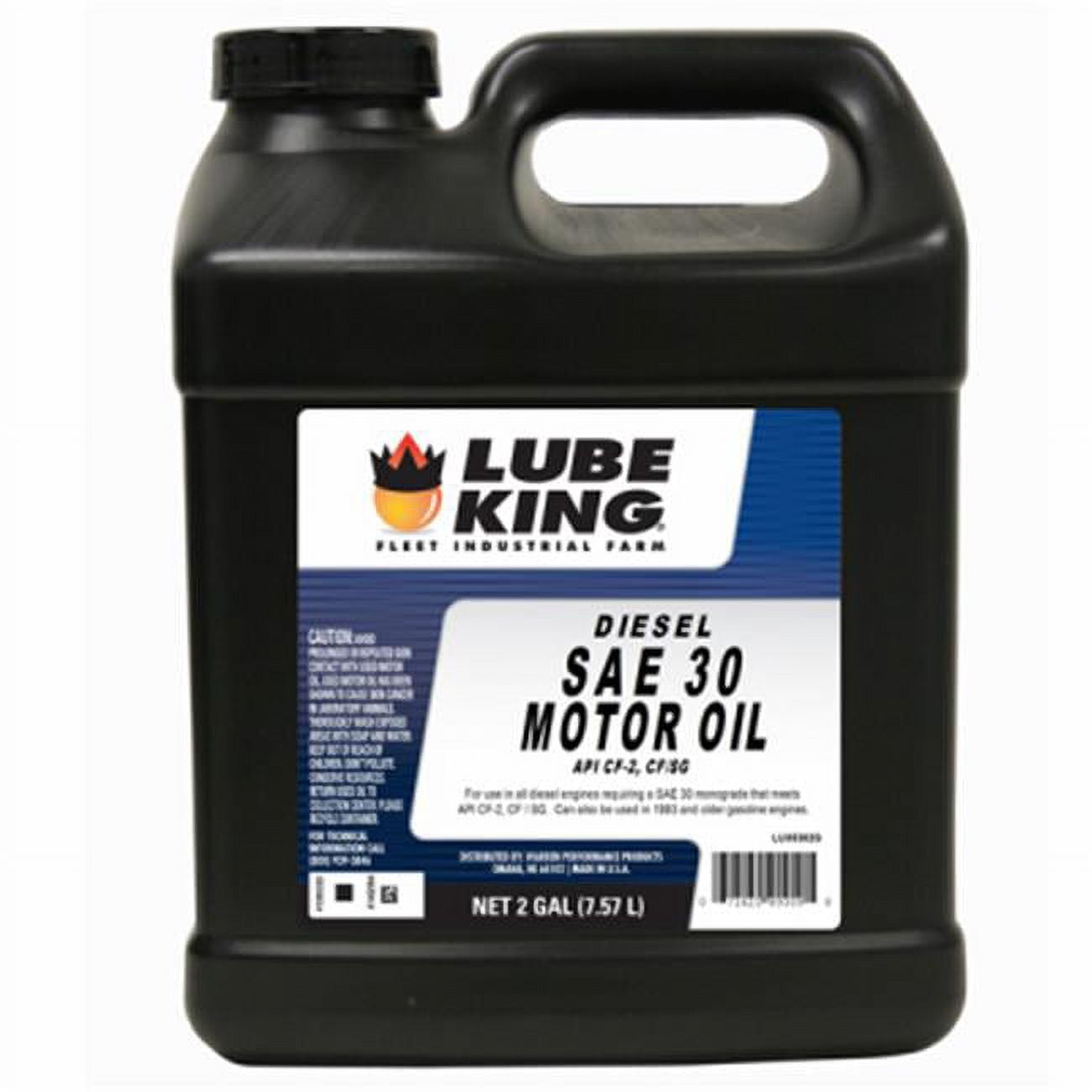 Lube King LU05302G 30W Diesel Engine Oil- 2 Gallon