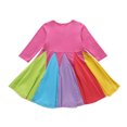thumbnail image 4 of Mistaha Girls Rainbow Dress Princess Dress OP Pink, 4 of 8