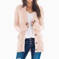 thumbnail image 1 of CPOKRTWSO Women's Long Sleeve Open Front Chunky Oversized Knitted Sweater Cardigan, 1 of 4