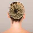 thumbnail image 1 of Hair Extension Wrap Messy Hair Bun Curly Heat Ponytail Hairpiece,Yellow Pullover Toupee, 1 of 3