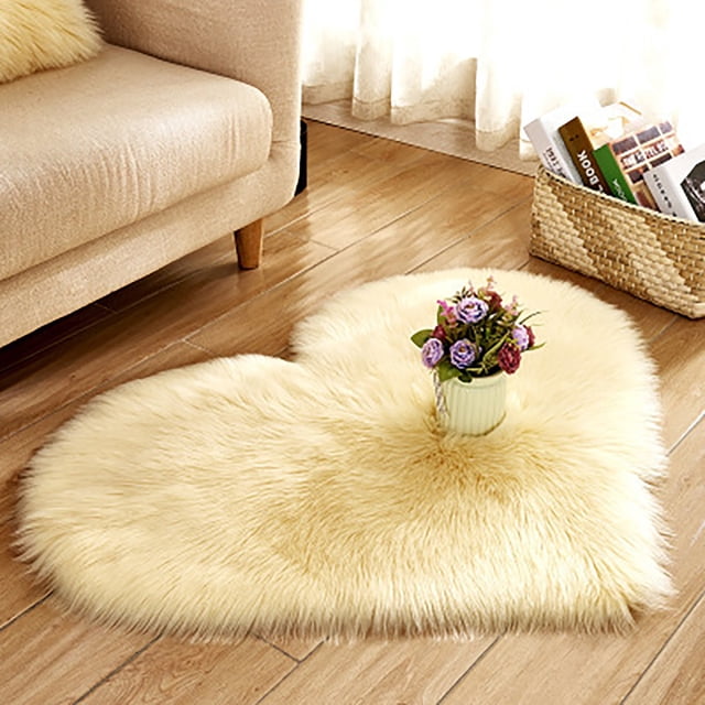 Harpily Carpet Sheepskin Shaggy Slip Imitation Rugs Non Mats Wool Faux Bedroom Home Textiles