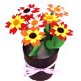 thumbnail image 1 of Vaidha Potted Bouquet Fabric kit Non-woven Cloth DIY Sewing, 1 of 1