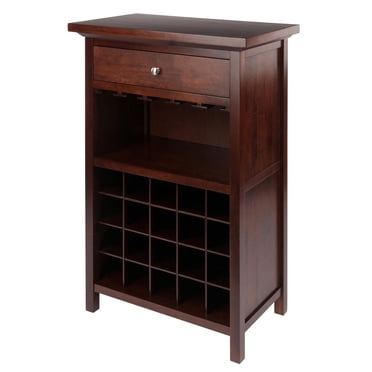 Winsome Chanlis armoire à vin en fini noyer