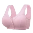 thumbnail image 2 of Plus Size Bras With Back Fat Coverage Woman's Embroidered Glossy Comfortable Breathable Bra Underwear No Rims Maternity Nursing & Maternity Bras on Clearance, 2 of 5