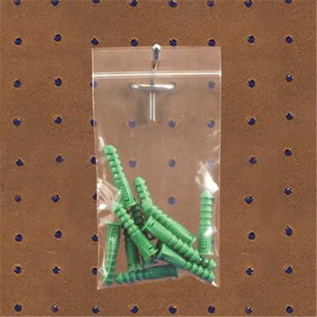 Sacs en Poly Refermables 10 x 12 Po, 2 Mil, avec Trou de Suspension - Lot de 1000