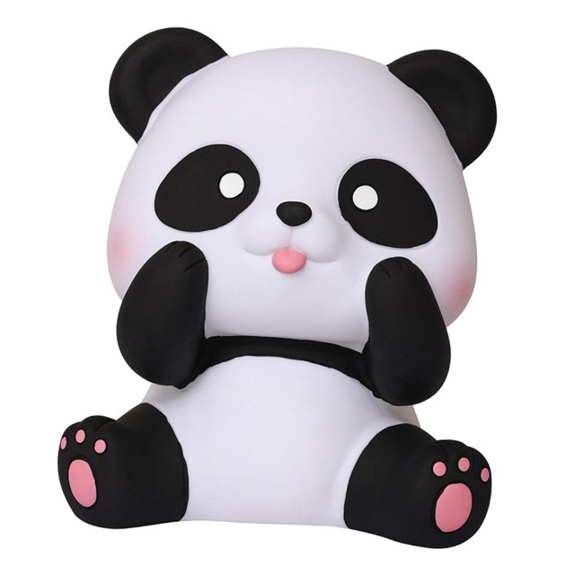 serony Money Bank Desktop Animal Statue Lovely Cartoon Panda Sculpture Style B Style A