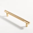 thumbnail image 4 of & Glass Rack Hardware Knurled 5 Inch Hole Centers Cabinet Pulls for Kitchen Drawers Black and Champagne Bronze Cabinet Handles, 4 of 5