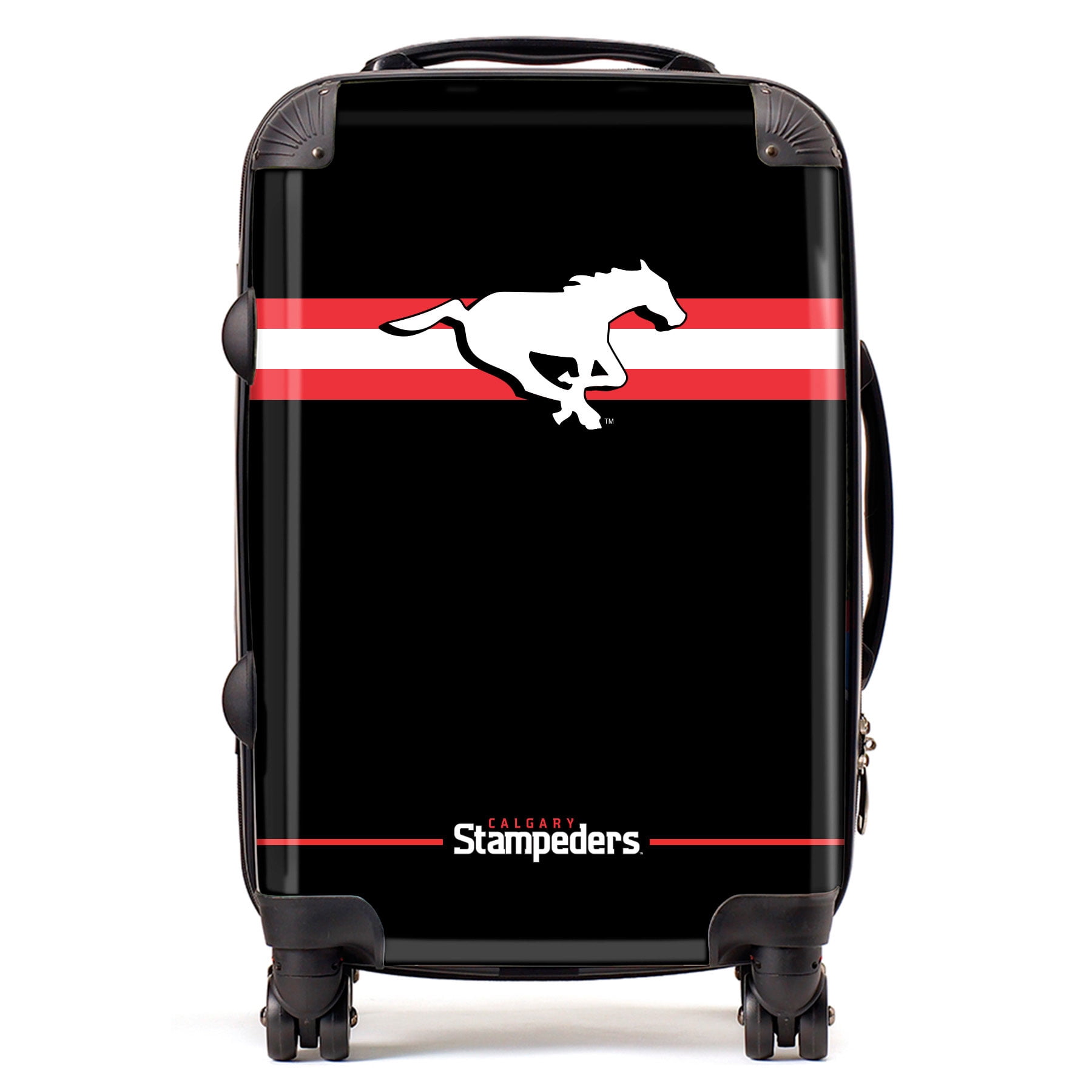 Calgary Stamps Home Game Luggage, Carry-on Suitcase, 360° Spinner Carry-on, Custom Luggage, Luggage Set, Travel, TSA Lock