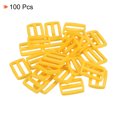 thumbnail image 3 of Unique Bargains Ginger Tri-Glide Slide Buckles Webbing Strap Fastener (100 Pack), 3 of 5