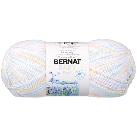 Bernat® Fil Ombré Baby Sport™, Acrylique #3 DK, 9,8oz/280g, 893 Yards