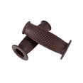 thumbnail image 1 of Xingzhi Pair Universal Motorcycle HandleBar Hand Grip Retro Handlebar Brown 25 28MM, 1 of 8