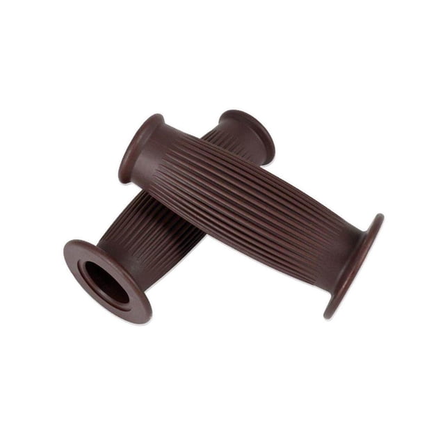 Xingzhi Pair Universal Motorcycle HandleBar Hand Grip Retro Handlebar Brown 25 28MM