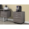 thumbnail image 1 of Monarch Specialties File Cabinet, Rolling Mobile, Storage Drawers, Printer Stand, Office, Work, Laminate, Brown, Contemporary, Modern, 1 of 3