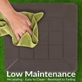 thumbnail image 3 of Sunnydaze 18" Square Polypropylene Outdoor Patio Side Table - Brown - Set of 2, 3 of 10