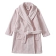 thumbnail image 1 of Splozh Hooded Robe Warm Soft Sleepwear Boys Girls Bathrobe Soft Hooded Robe Cotton Bathrobe Pink,7-8 Years, 1 of 2