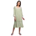 thumbnail image 1 of Moomaya Chemise de Nuit Évasée en Coton pour Femmes, 1 of 6