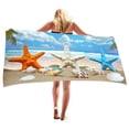 thumbnail image 3 of Beach Towel, EDHITNR Sandproof Quick Dry Microfiber Beach Blanket, 30x60 Inch Compact Travel Towel for Pool Yoga Camping Machine Washable, 3 of 6