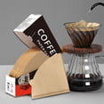 thumbnail image 1 of Birdeem 100-Pack V-Shaped Coffee Filters – Unbleached Paper, Drip Brew Compatibility, 6.3"X4.7" Size for Clean Extraction, 1 of 6