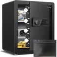 thumbnail image 1 of Omethey 2.0 Cub Safe Box with Fireproof Bag, Steel Security Safe with Backlit Touch Screen Keypad, Dual Alarm, Adjustable Shelf, Mute Function and LED Light for Money Home Office, 1 of 7