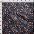 thumbnail image 3 of oneOone Cotton Flex Fabric Block & Geometric Ikat Printed Craft Fabric BTY 40 Inch Wide, 3 of 4