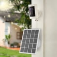 thumbnail image 1 of Fwttom Surveillance Camera Doorbell Low Power Consumption Solar Charging Panel Outdoor Solar Panel 3W 5V High Efficiency Monocrystalline Silicon, 1 of 6