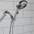 thumbnail image 3 of WIFKLSIIPG Shower Head Holder for Hand Held Showerheads Adjustable Shower Arm Mount with Universal Wall Hook Bracket(Silver), 3 of 4