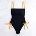 thumbnail image 4 of FcBaudy Womens Swimsuits One Piece Swimsuit Women Plus Size Swimsuit for Women Tankini Swimsuits for Women Women Solid Color Backless Strap Bikini Swimsuit Women Nylon Swimsuit, 4 of 9