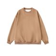 thumbnail image 1 of XZNGL Men Casual Round Neck Long Sleeve Pullover Solid Color Sweatshirts Blouse, 1 of 4