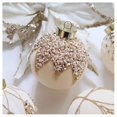 thumbnail image 4 of PIONEERWORKS 3.15“ Christmas Decorations Christmas Tree Decorations, 12-Pack Flocked & Hand-Painted Christmas Ornaments Unique Shaped for Elegant Holiday Styling and Festive Home Decor, 4 of 7