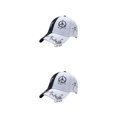 thumbnail image 3 of Baohd Stylish Adjustable Baseball Cap For Summer And Sun Protection Stylish And Practical Hats For Women black white rings 2Set, 3 of 6