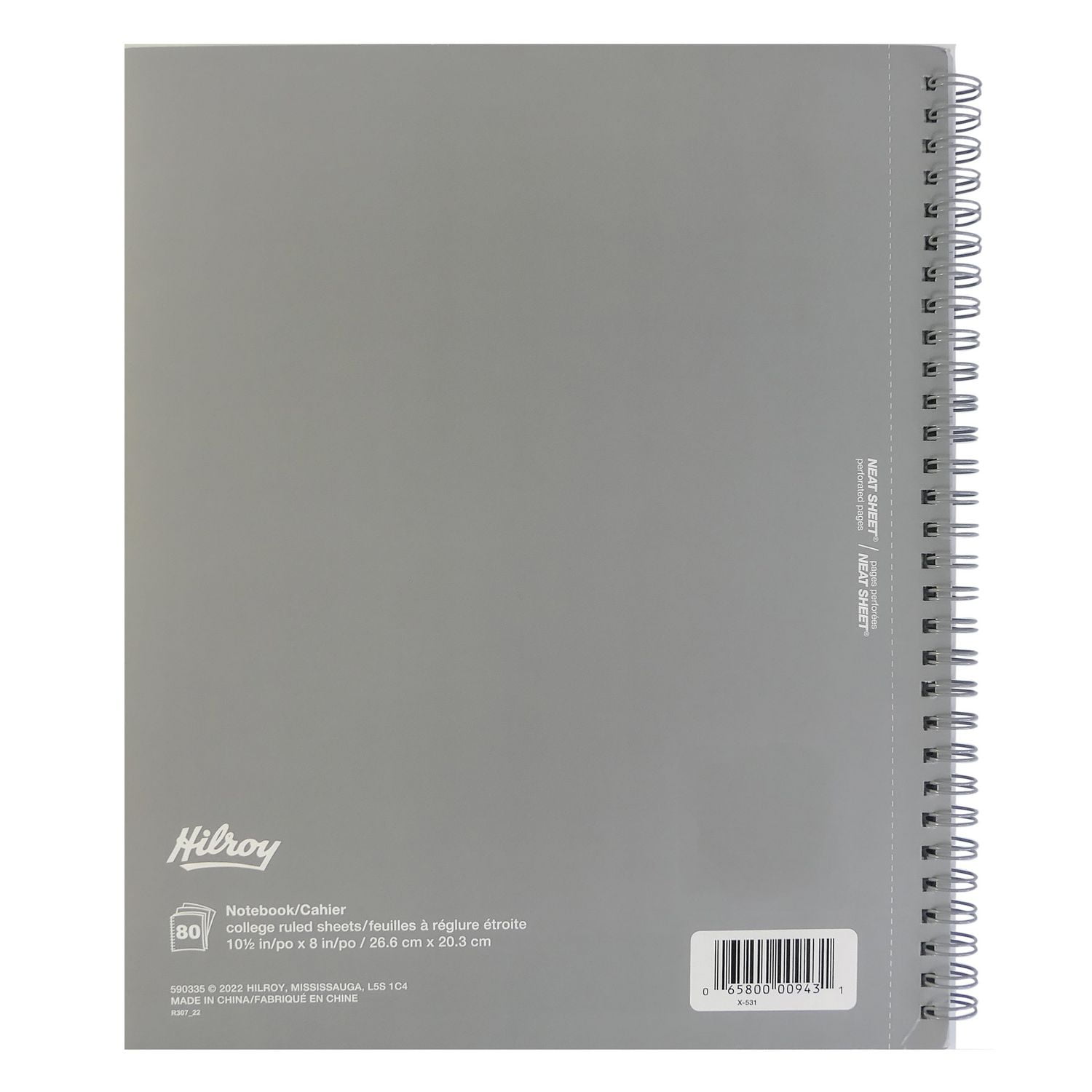 Hilroy Cahier avec pochette à l'avant