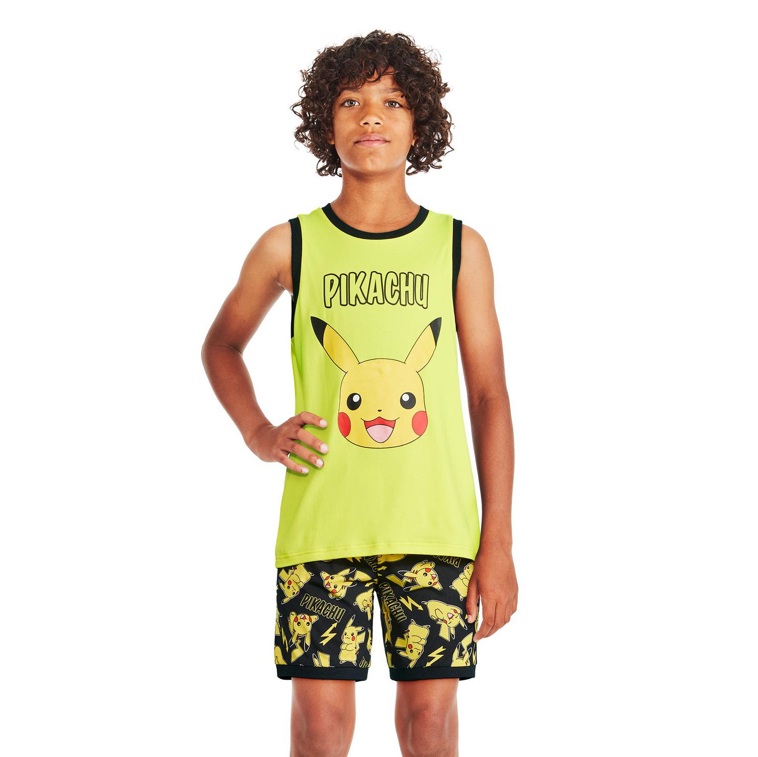 Pokemon Boys' Pikachu Pajama 2-Piece Set