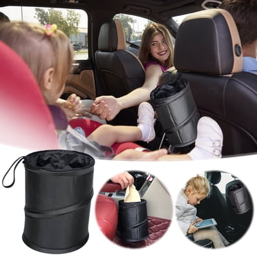 Poubelle de Voiture, Bac à Ordures Auto Suspendu Pliable, Organisateur de Rangement pour Véhicule Étanche, Sac à Ordures de Voyage Pliable, Accessoire Polyvalent pour l'Intérieur de la Voiture
